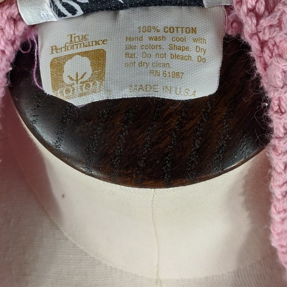 PARTNERS BY MERVYN'S Women's Oversized Vintage Knit Top Made in USA - Picture 8 of 8